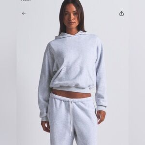 SKIMS Heather Gray Hoodie